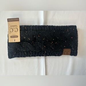 C.C colorful Confetti winter Warm Furry lined Ear Warmer headband Nwt